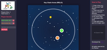 KeyClash Arena Game Mulitplayer